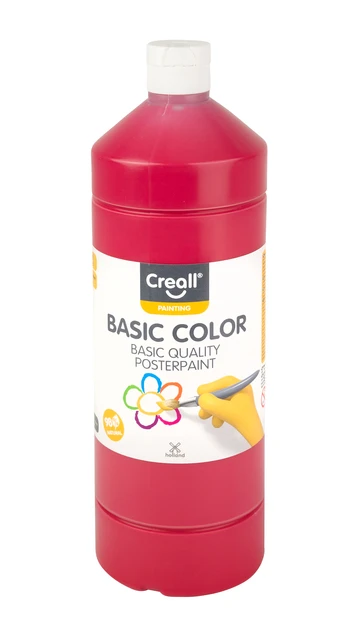 Plakkaatverf Creall Basic 06 Donkerrood 1000ml