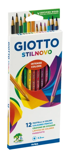 Kleurpotlood Giotto Stilnovo 12 Kleuren