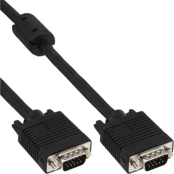 Kabel Inline S Vga 15hd M-M 2 Meter Zwart