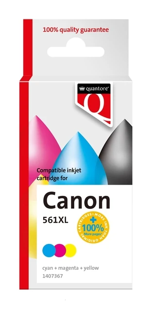 Inktcartridge Quantore tbv Canon CL561XL kleur