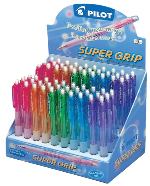 Vulpotlood PILOT Supergrip HB 0.5 neon assorti