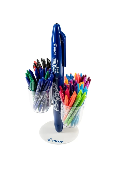 Rollerpen PILOT friXion medium assorti display à 96 stuks