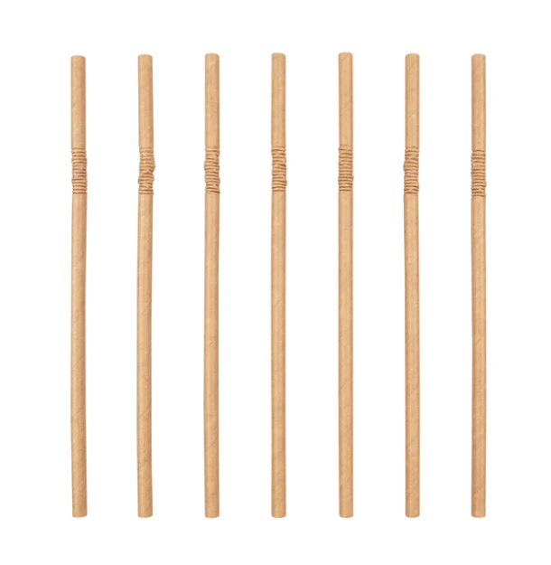 Drinkrietje IEZZY karton buigbaar Ø 6x240mm 100% fair 200 stuks bruin
