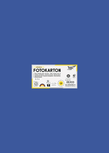 Fotokarton Folia 300gr 50x70cm 35 Koningsblauw