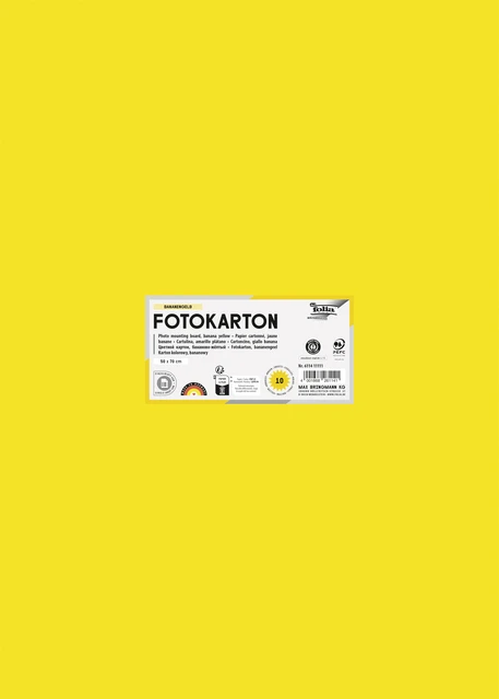 Fotokarton Folia 300gr 50x70cm 14 Banaangeel