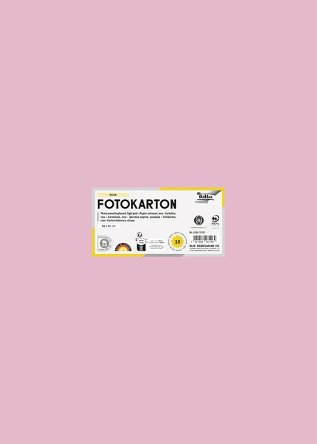 Fotokarton Folia 300gr 50x70cm 26 Lichtroze