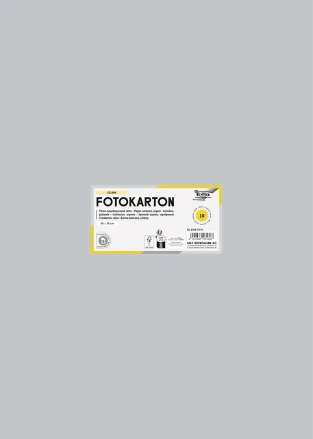 Fotokarton 2zijdig 50x70cm 300gr nr60 zilver