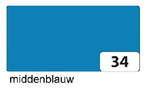 Fotokarton Folia 300gr 50x70cm 34 Middenblauw