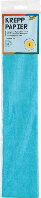 Crêpepapier Folia 50x250cm 10vel 120 lichtblauw