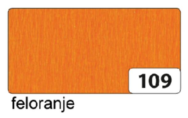 Crepepapier Folia 250x50cm nr109 oranje