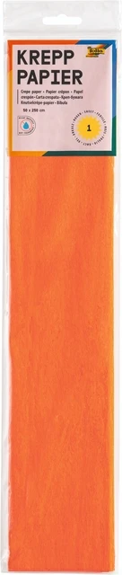 Crepepapier Folia 250x50cm nr109 oranje