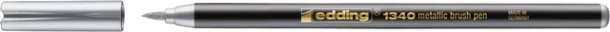 Brushpen edding 1340 metallic zilver