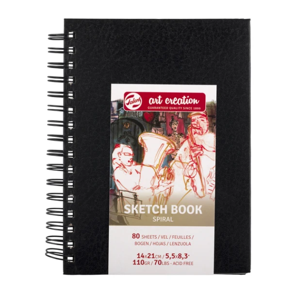 Schetsboek Talens Art Creation 140x210mm Zwart