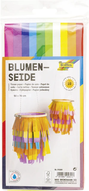 Zijdevloeipapier Folia 50x70cm 20gr assorti