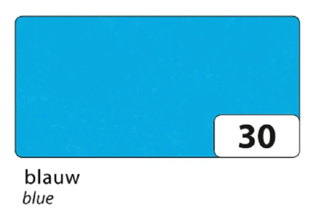 Zijdevloeipapier Folia 50x70cm 20g Nr 30 Blauw