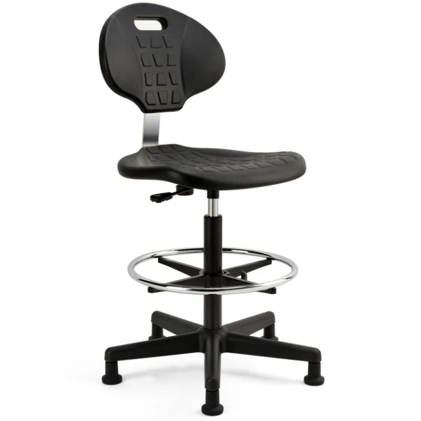 Werkstoel Euroseats Tarente Large Zwart