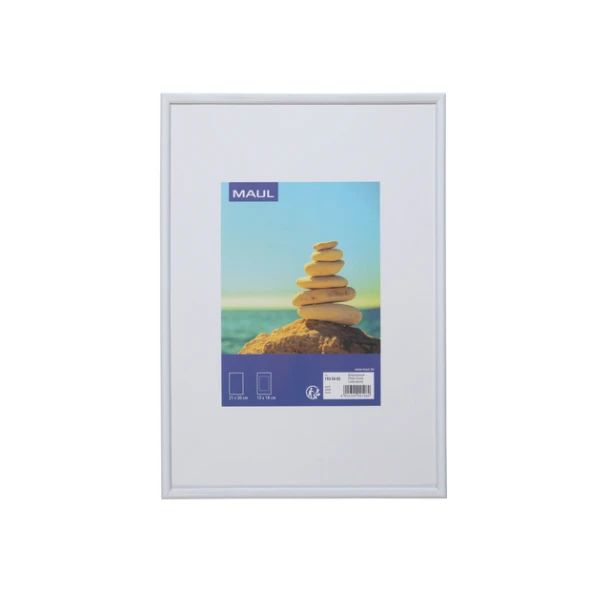 Fotolijst Maul Art 21x30cm Kunststof Wit