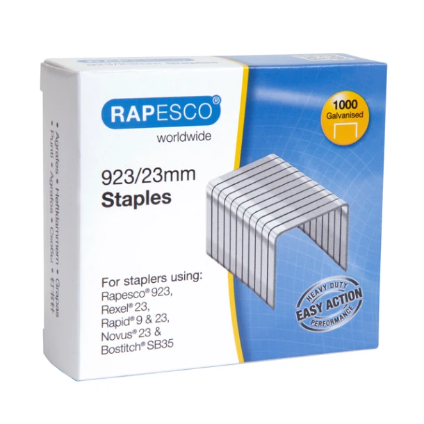 Nieten Rapesco 923/23mm (23 Type) Verzi 1000st