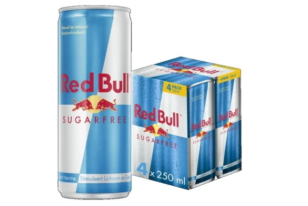 Energiedrank Red Bull Sugarfree Blik 250ml