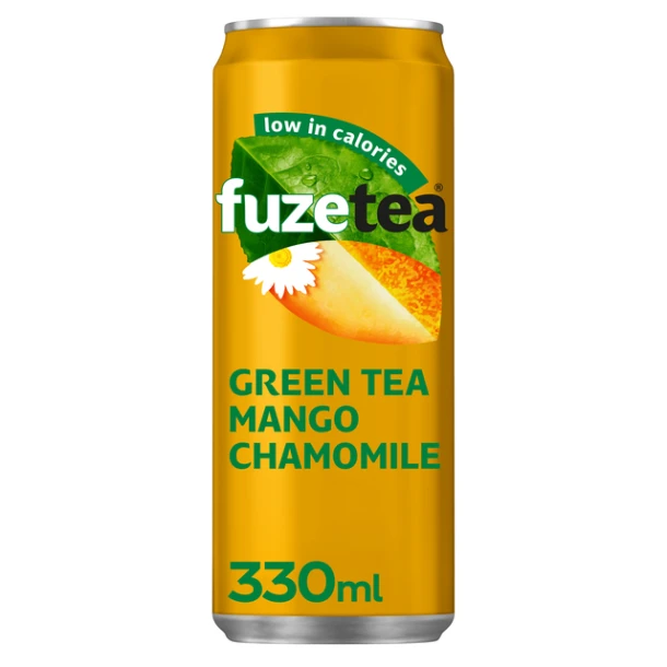 Frisdrank Fuze Tea Green Mango Chamom Blik 330ml