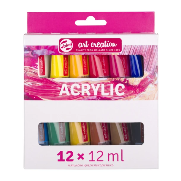 Acrylverf Talens Art Creation 12ml set à 12 kleure