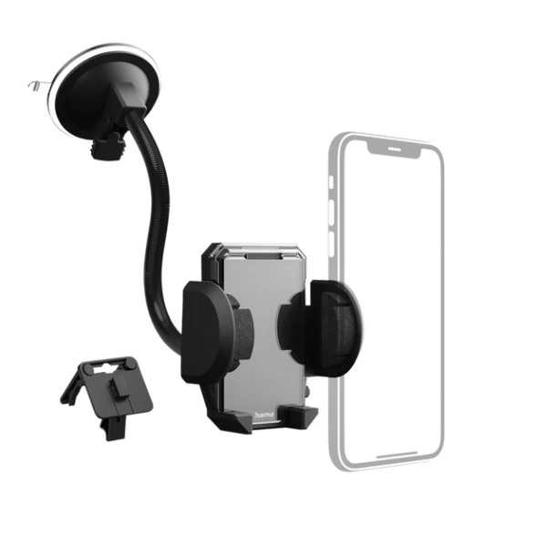 Smartphonehouder Hama 2-In-1 Voor De Auto