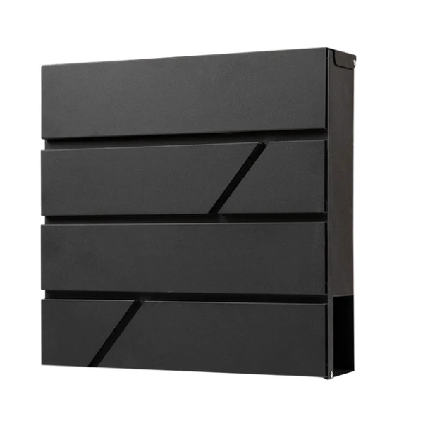 Brievenbus Brasq Pb200 Deluxe Wand Zwart