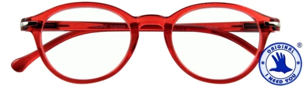 Leesbril I Need You +1.00 dpt Tropic rood