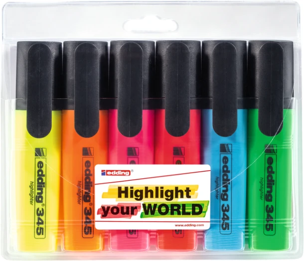 Markeerstift Edding 345 2-5mm Assorti