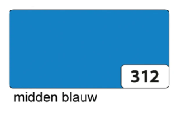 Etalagekarton Folia 1z 48x68cm 380gr Nr312 Blauw