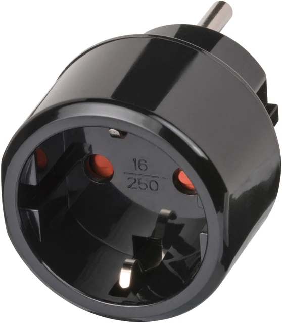 Reisstekker Brennenstuhl Adapter Usa Zwart