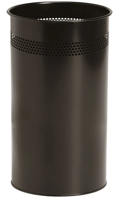 Papierbak Brasq 21 Liter Rvs Zwart