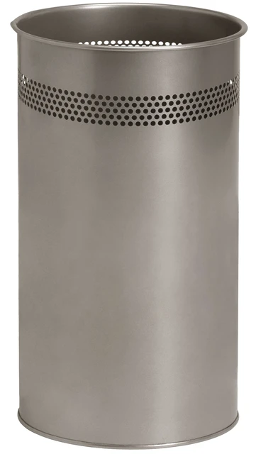 Papierbak Brasq 21 Liter Rvs Zilver