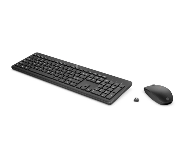 Toetsenbord + Muis Hp 235 Draadloos Zwart
