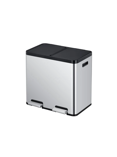 Pedaalemmer Eko Essential Recycler 2x22liter Rvs