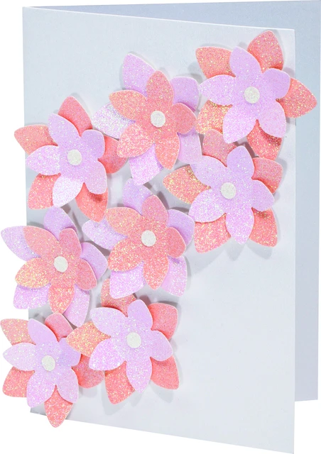 Glitterkarton Folia 50x70cm 300gr 5 vel goud