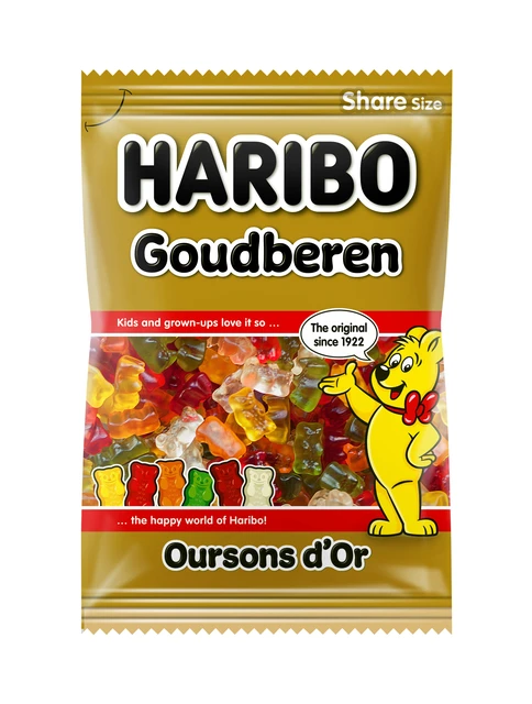 Snoep Haribo Goudbeertjes Zak 250gr