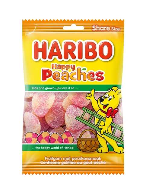 Snoep Haribo Perziken Zak 250gr