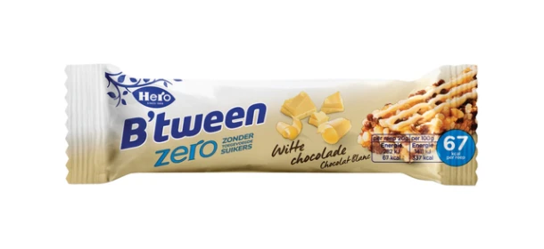 Tussendoortje Hero B'Tween Witte Chocolade Zero