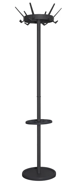 Kapstok Vepa Bins Crown 18 Haken Staand Zwart