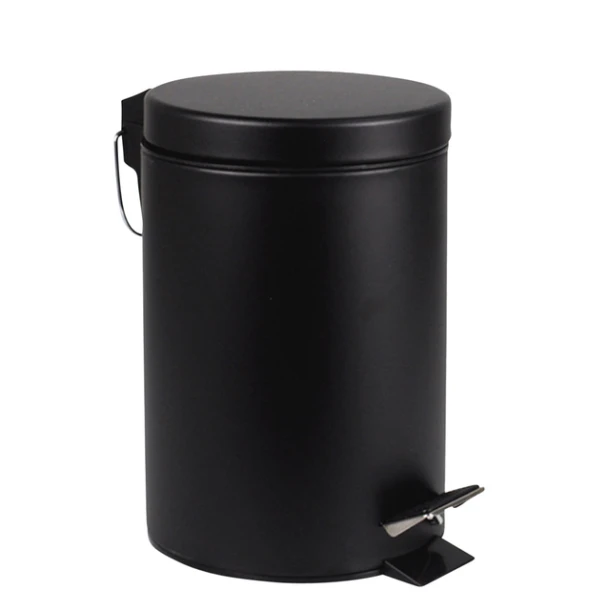 Pedaalemmer BRASQ 20 liter zwart
