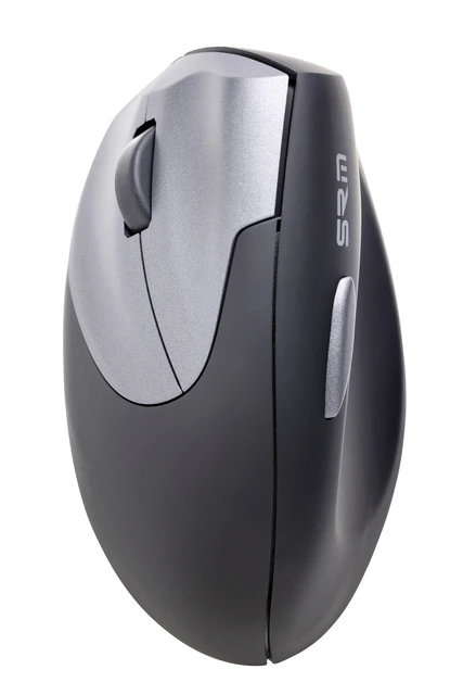 Muis Ergofy Srm Vs4 Links Draadloos Zilver/Zwart
