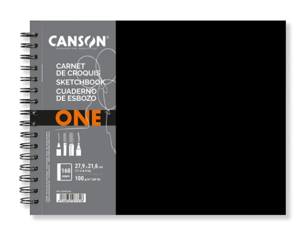 Schetsboek Canson Art Book One 100gr 279x216mm Wit