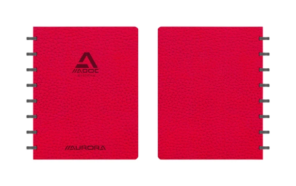 Schrift Adoc Business A5 lijn 144 pagina's 90gr rood