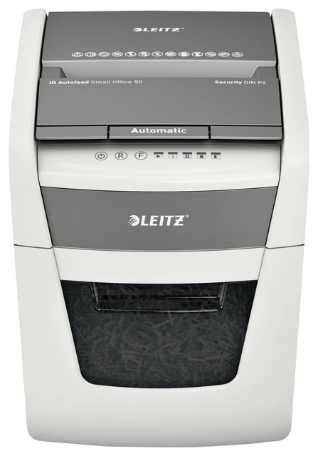 Papiervernietiger Leitz IQ Auto+ Small Office 50X P4 snippers 4x28mm