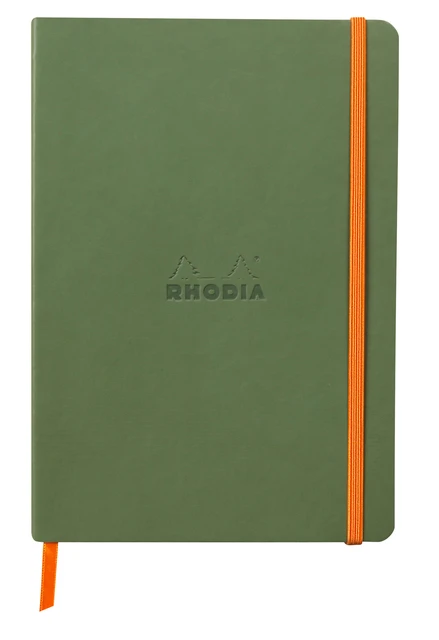Notitieboek Rhodia A5 Lijn 80 Vel 90gr Saliegroen