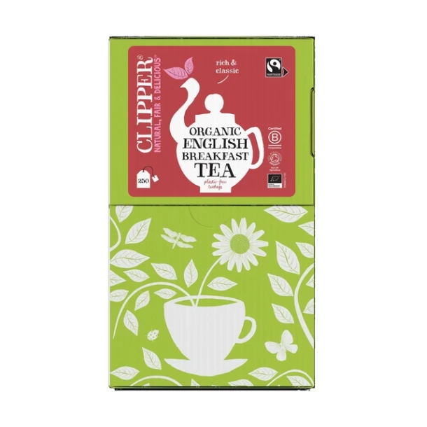 Thee Clipper English Breakfast Bio 250 Zakjes