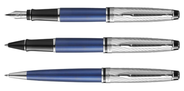 Rollerpen Waterman Expert Metallic Ct F Blauw
