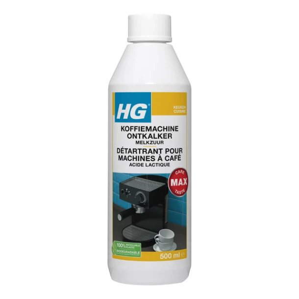 Ontkalker Hg Voor Koffiemachine Melkzuur 500ml