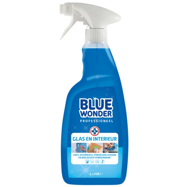 Glasreiniger Blue Wonder Prof Glas En Int Spray 1l